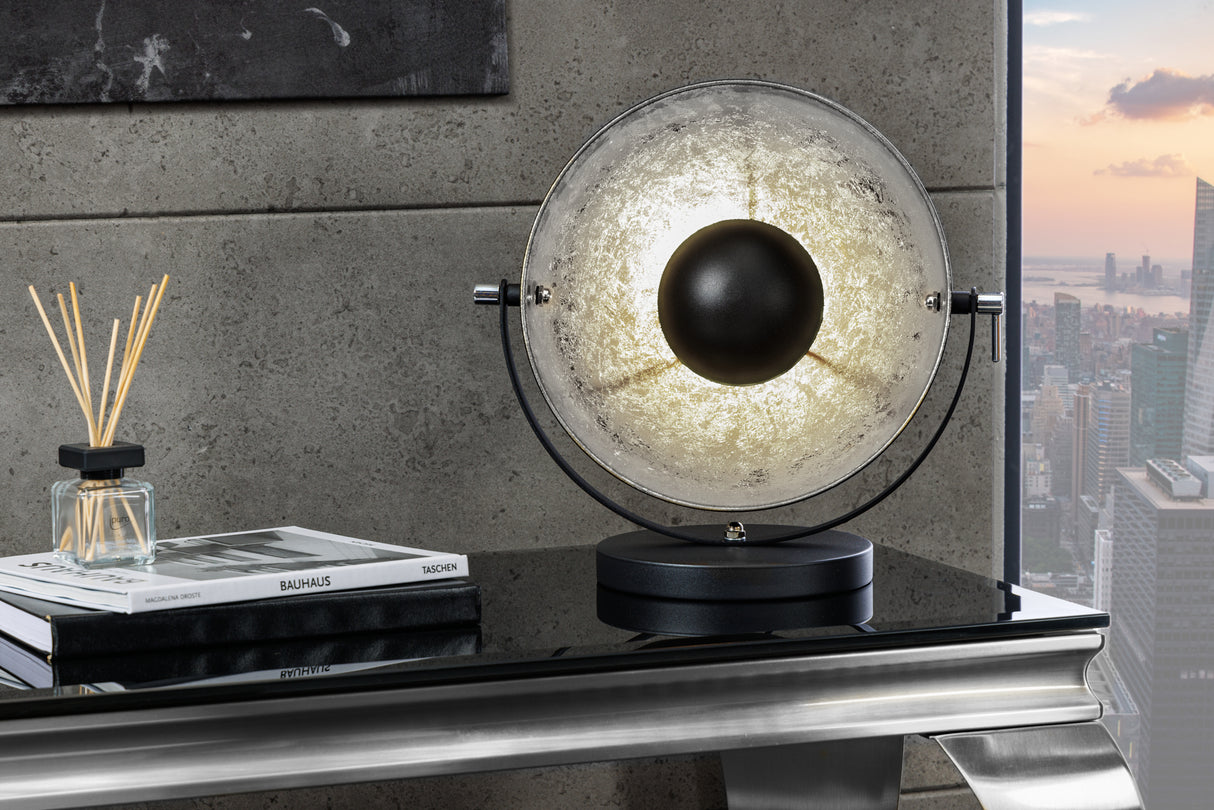 Table lamp STUDIO 40cm black silver