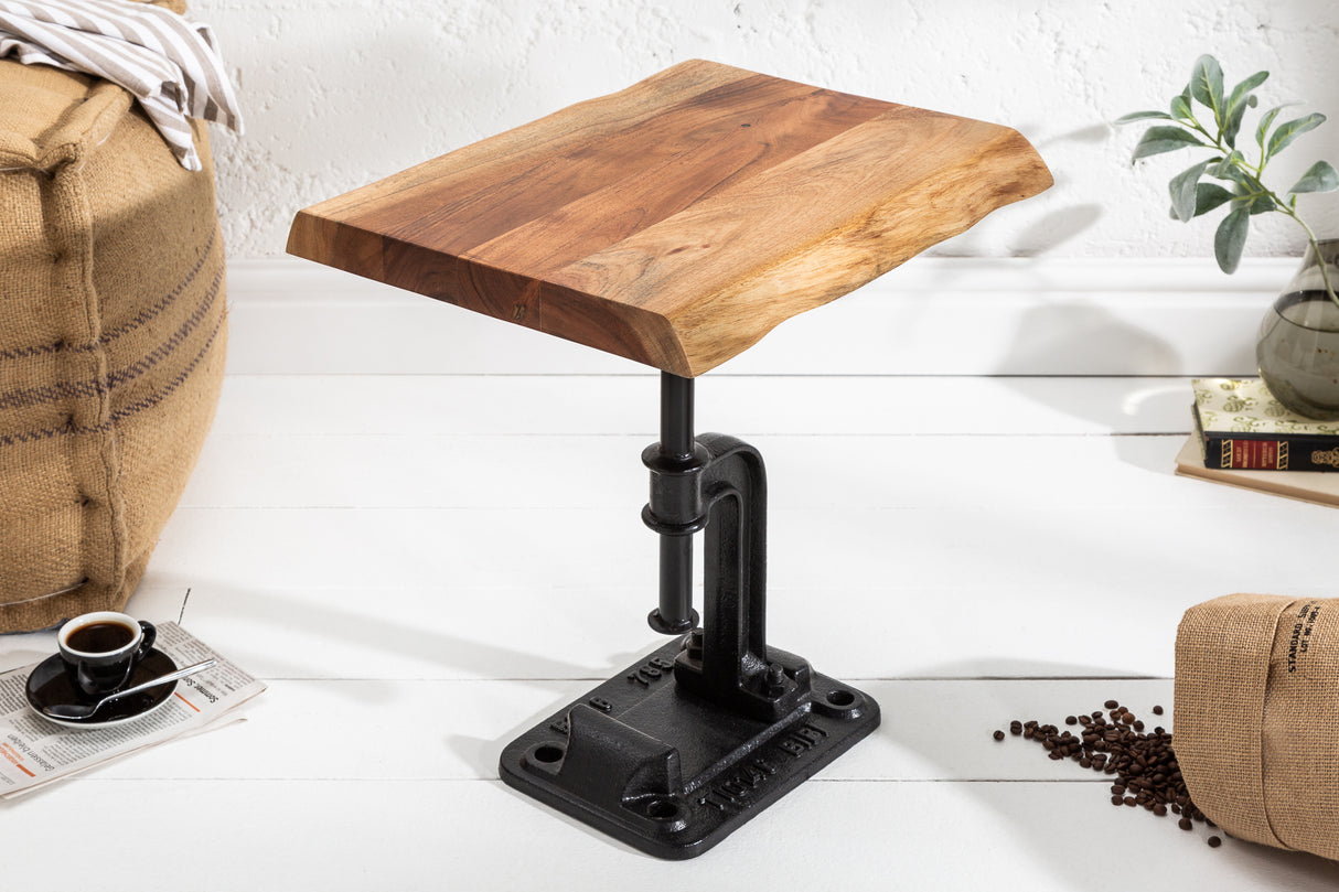 Beistelltisch FACTORY 45cm Akazie massiv 35mm Holz