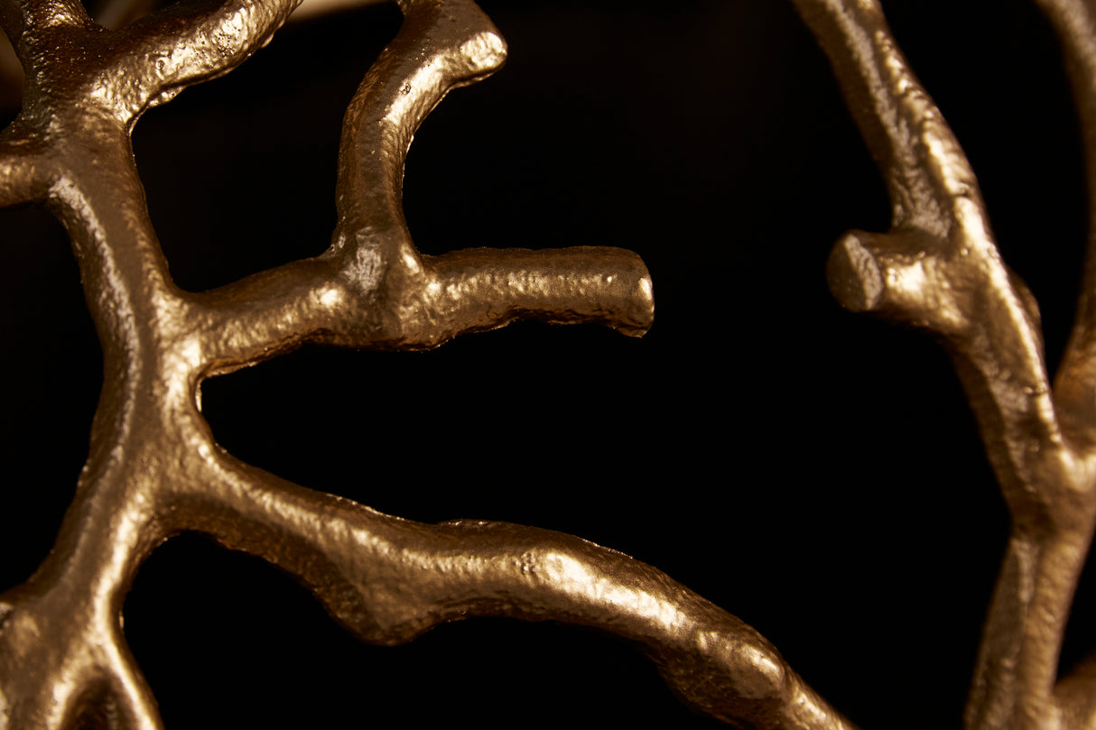 Candleholder ABSTRACT 60cm 4 flames gold