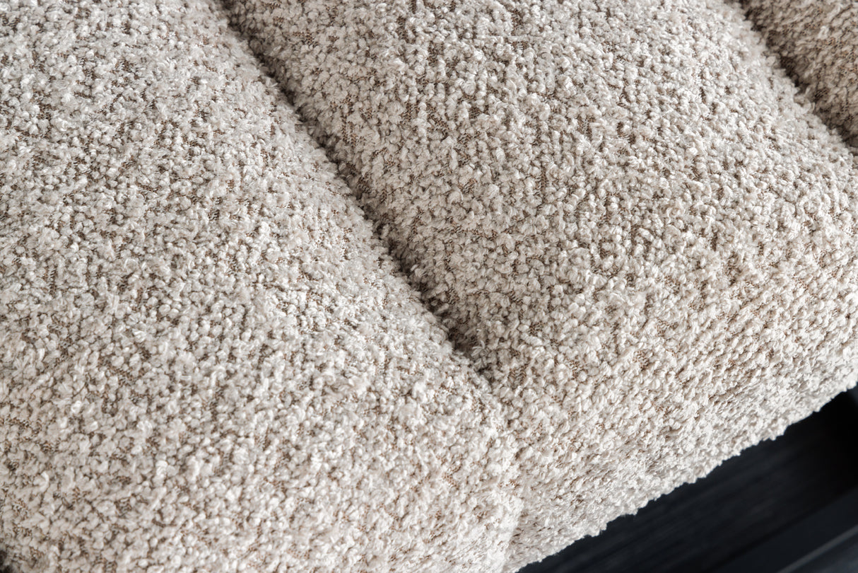 Bench PETIT BEAUTÉ 110cm bouclé champagne greige