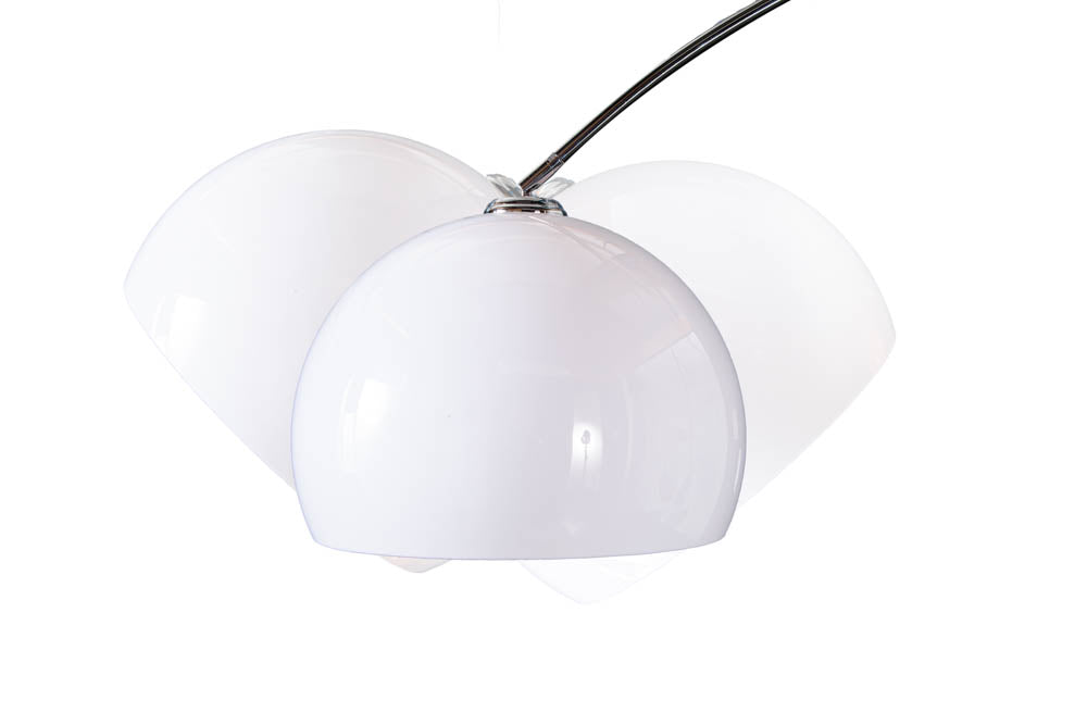 Floor lamp BIG BOW 175-205cm white w/ marble base