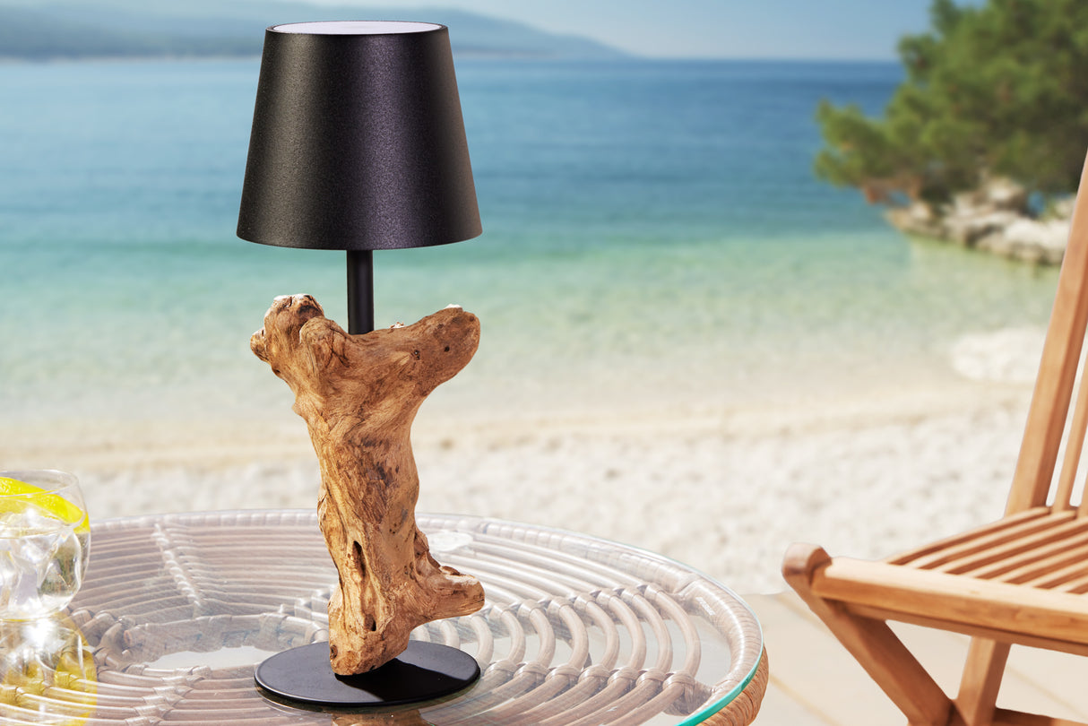 LED Battery table lamp HYPNOTIC TO GO 30cm black natural rechargeable w/ touch dimmer cable-free