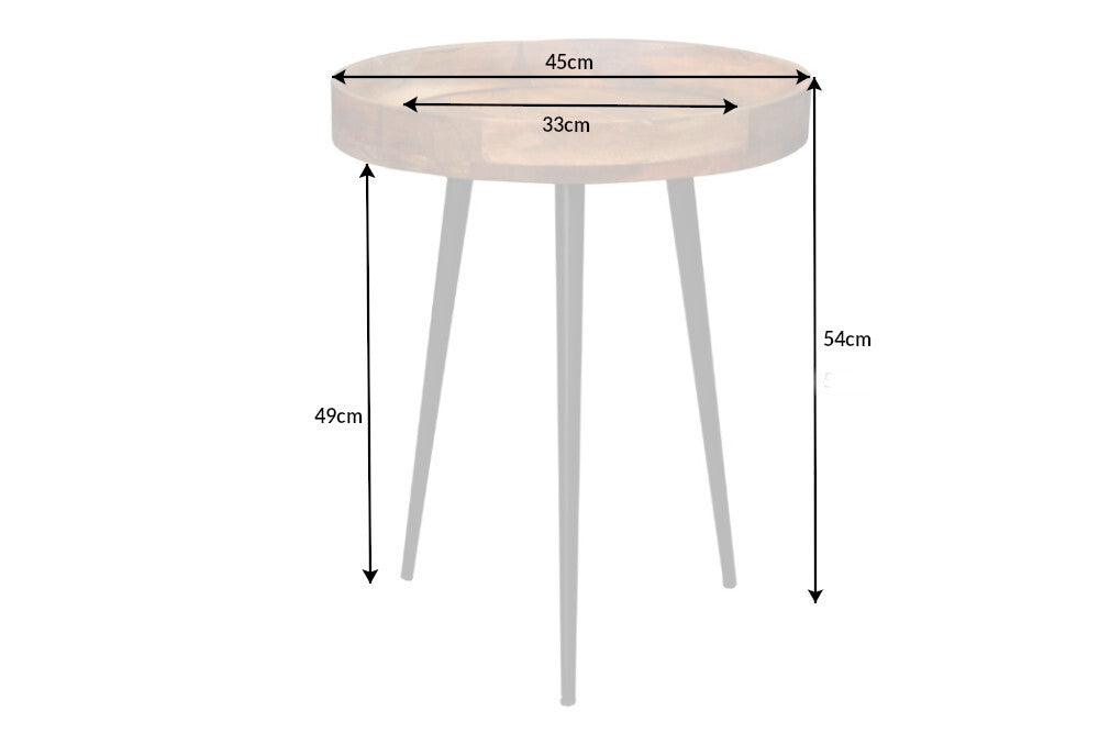Side table PURE NATURE 45cm mango wood natural