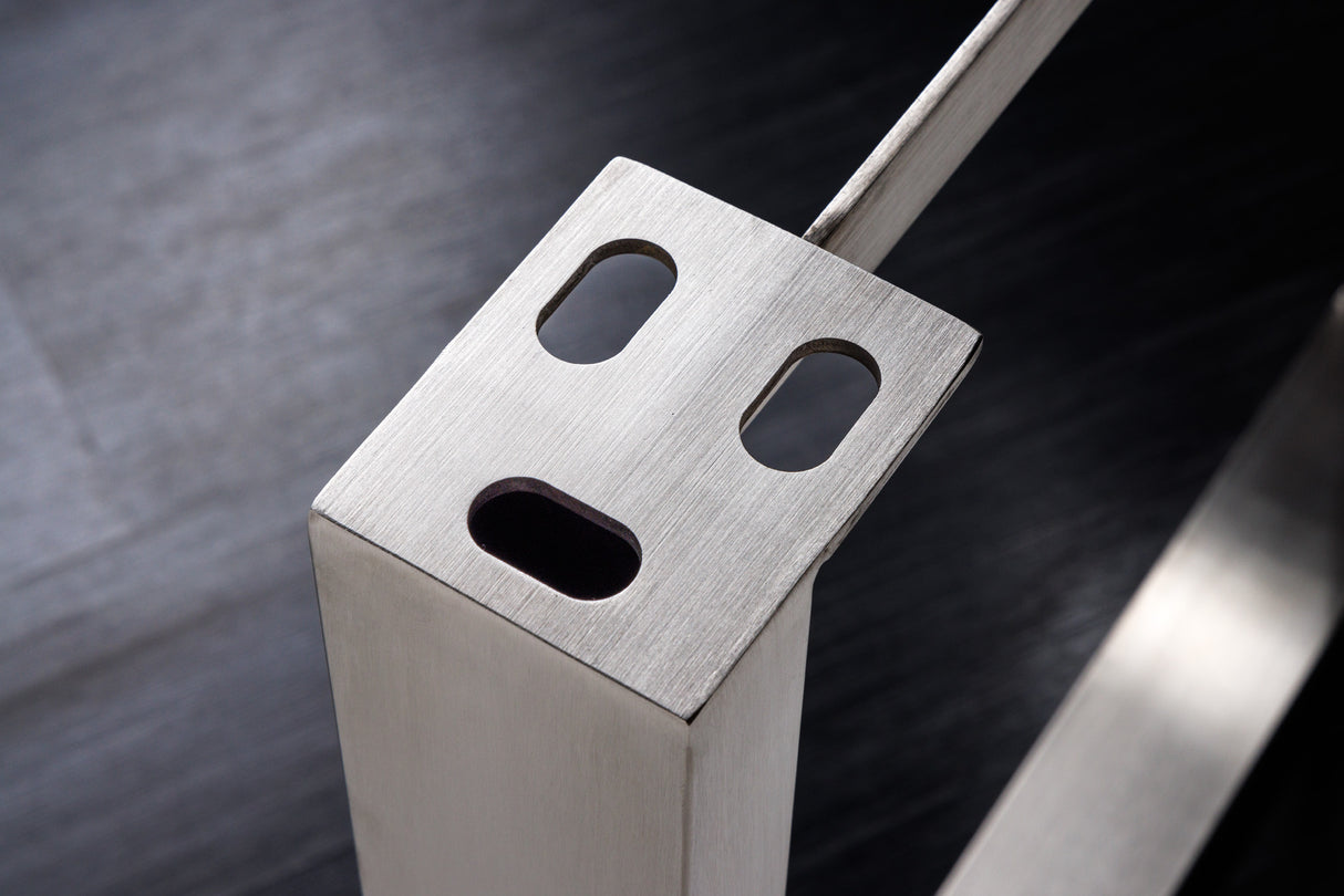 Stand for dining table MAMMUT set of 2 stainless steel