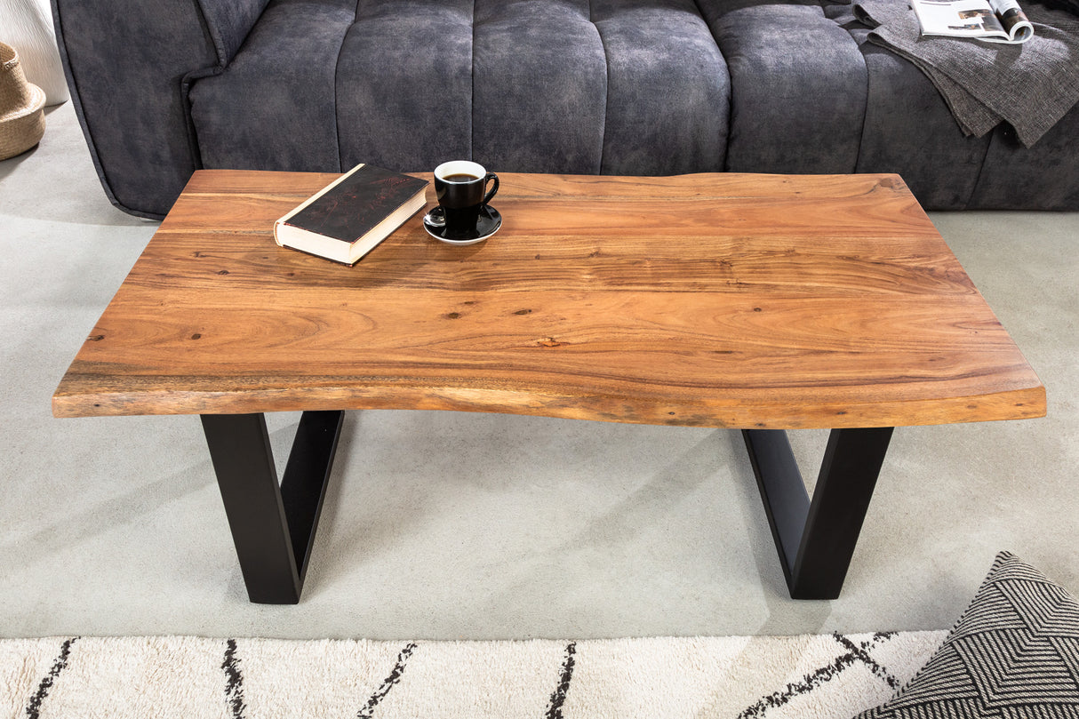 Couchtisch MAMMUT 120cm 25mm Akazienholz natur