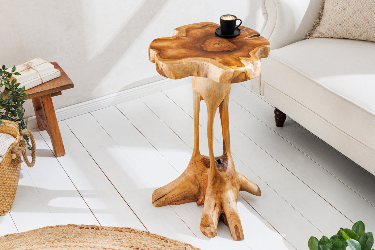 Beistelltisch ROOT 70cm Teakholz natur