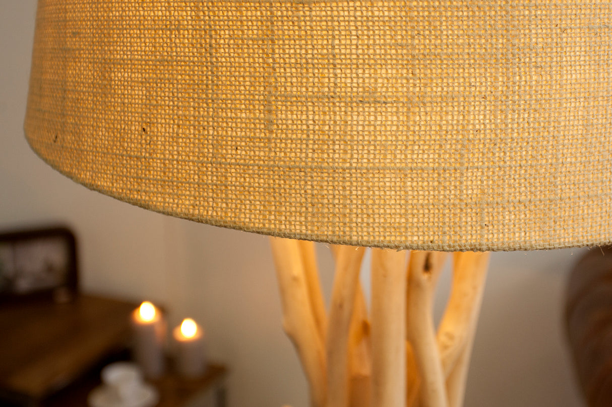 Floor lamp WILD NATURE 155cm driftwood