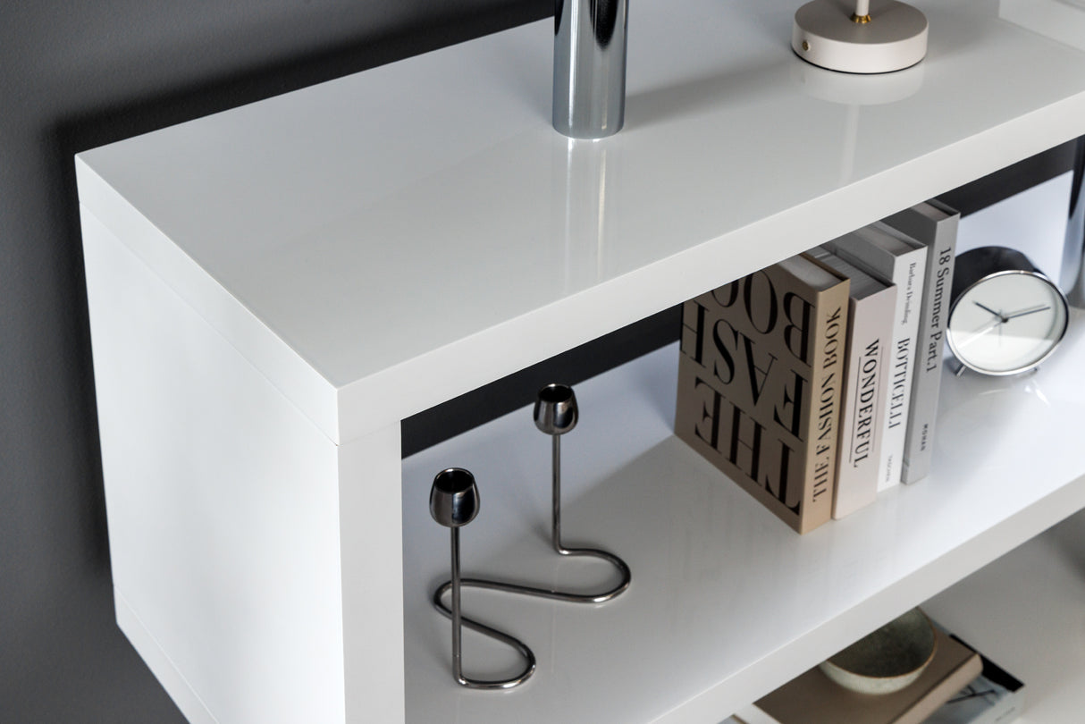 Regal SNAKE 165cm weiß