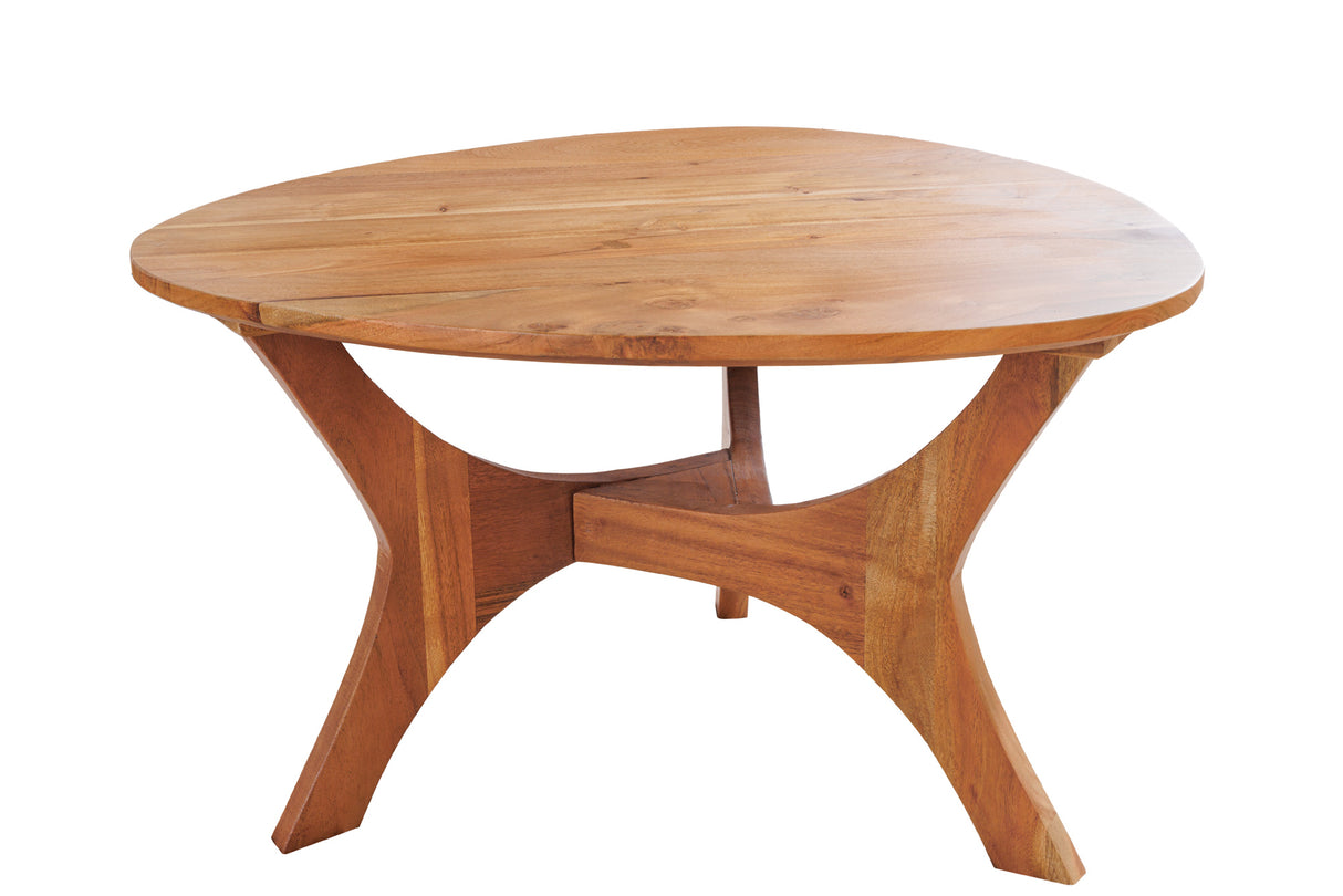 Couchtisch ARCHITECTURE 70cm Akazie Honig Finish