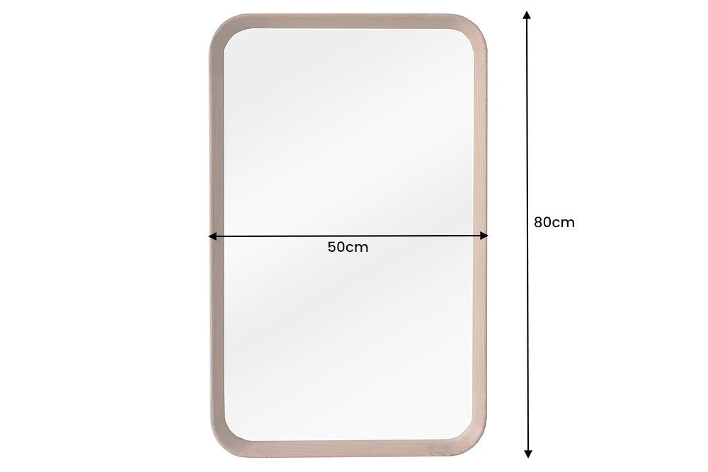 Wandspiegel AMSTERDAM 80cm Eiche natur