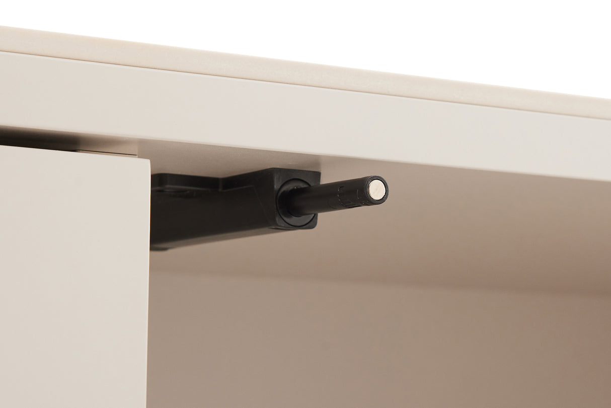 Highboard SAVOY 130cm 3D w/ white marble ceramic top