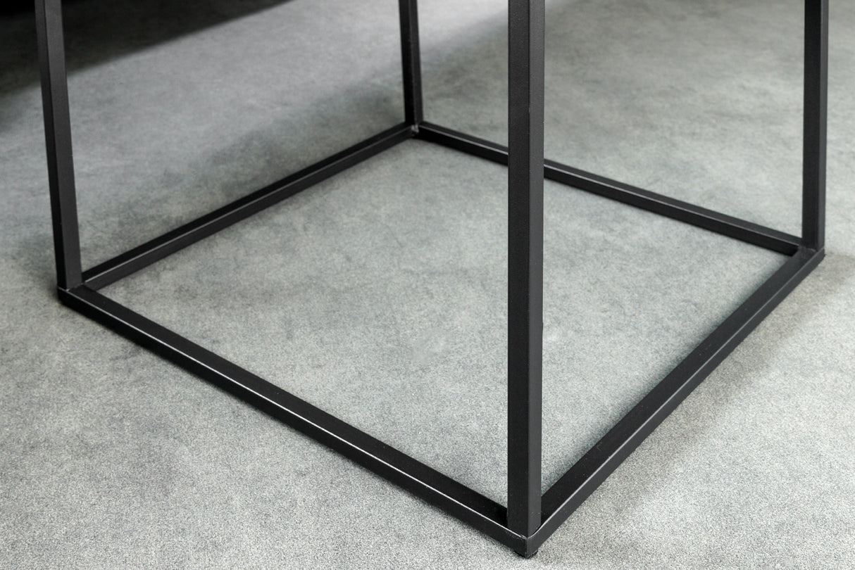 Beistelltisch ARCHITECTURE 45cm anthrazit Marmor