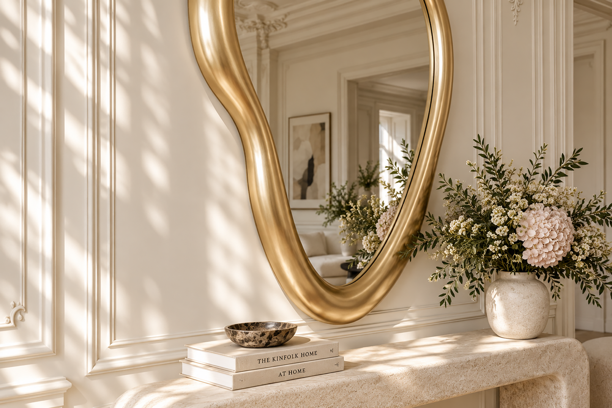 Wandspiegel MARQUISE 150 cm gold