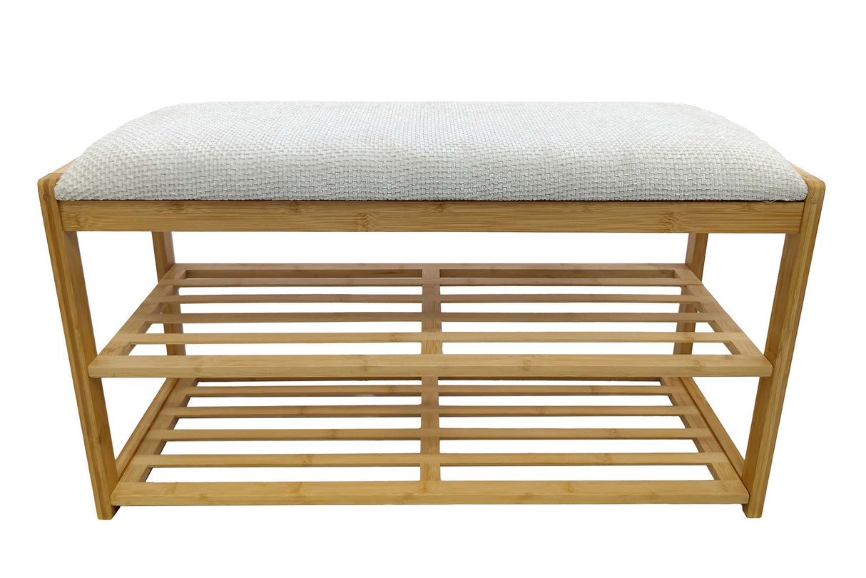 Shoeshelf ZEN-BO 80cm bamboo natural beige