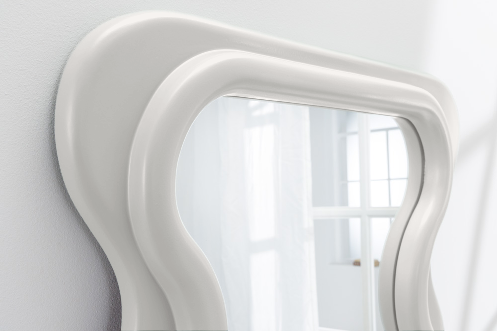 Wall mirror CURVY 160cm white