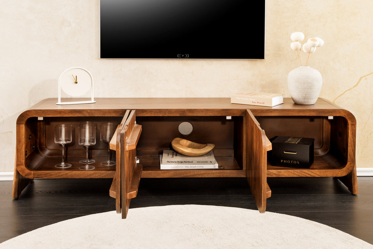 TV-Board BRASIL 160cm Mangoholz braun