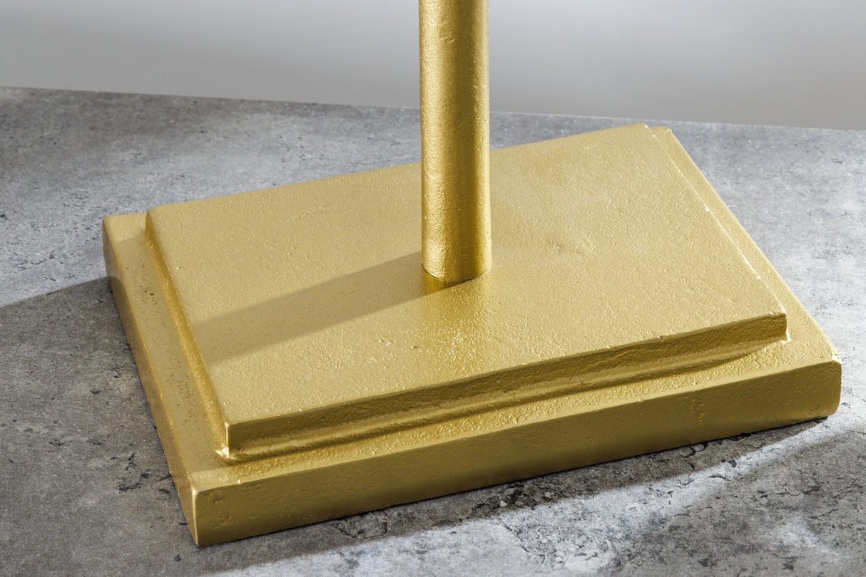 Deko Skulptur HAI 70cm gold
