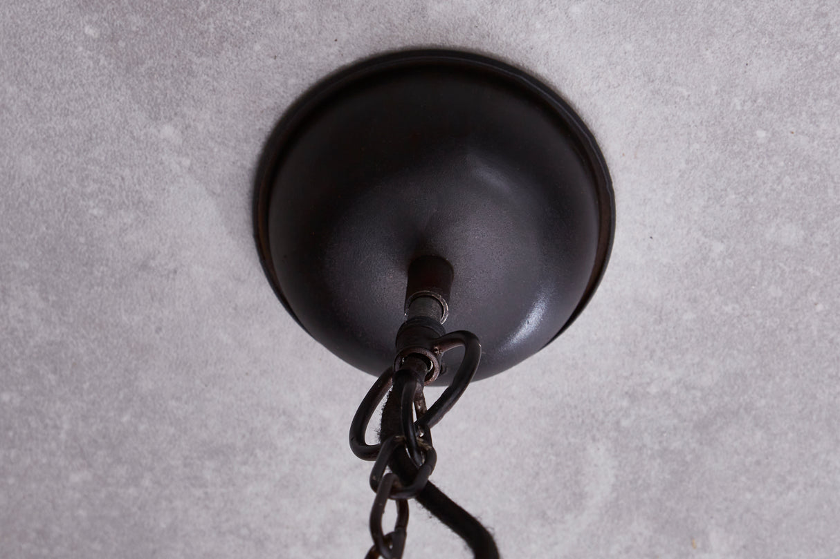 Pendant lamp INDUSTRIAL metal black-bronze industrial style
