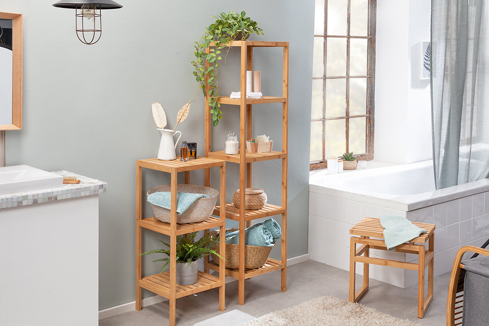 Shelf LAGOON SPA 80cm bamboo natural