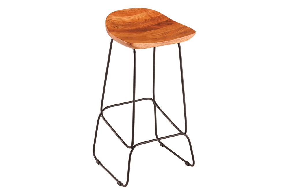 Barhocker MAMMUT 85cm Akazienholz Natur