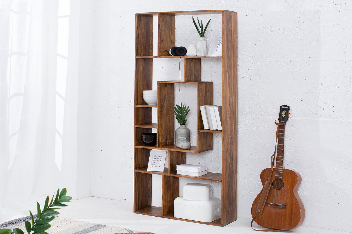 Regal MAKASSAR II 180cm Sheesham-Holz