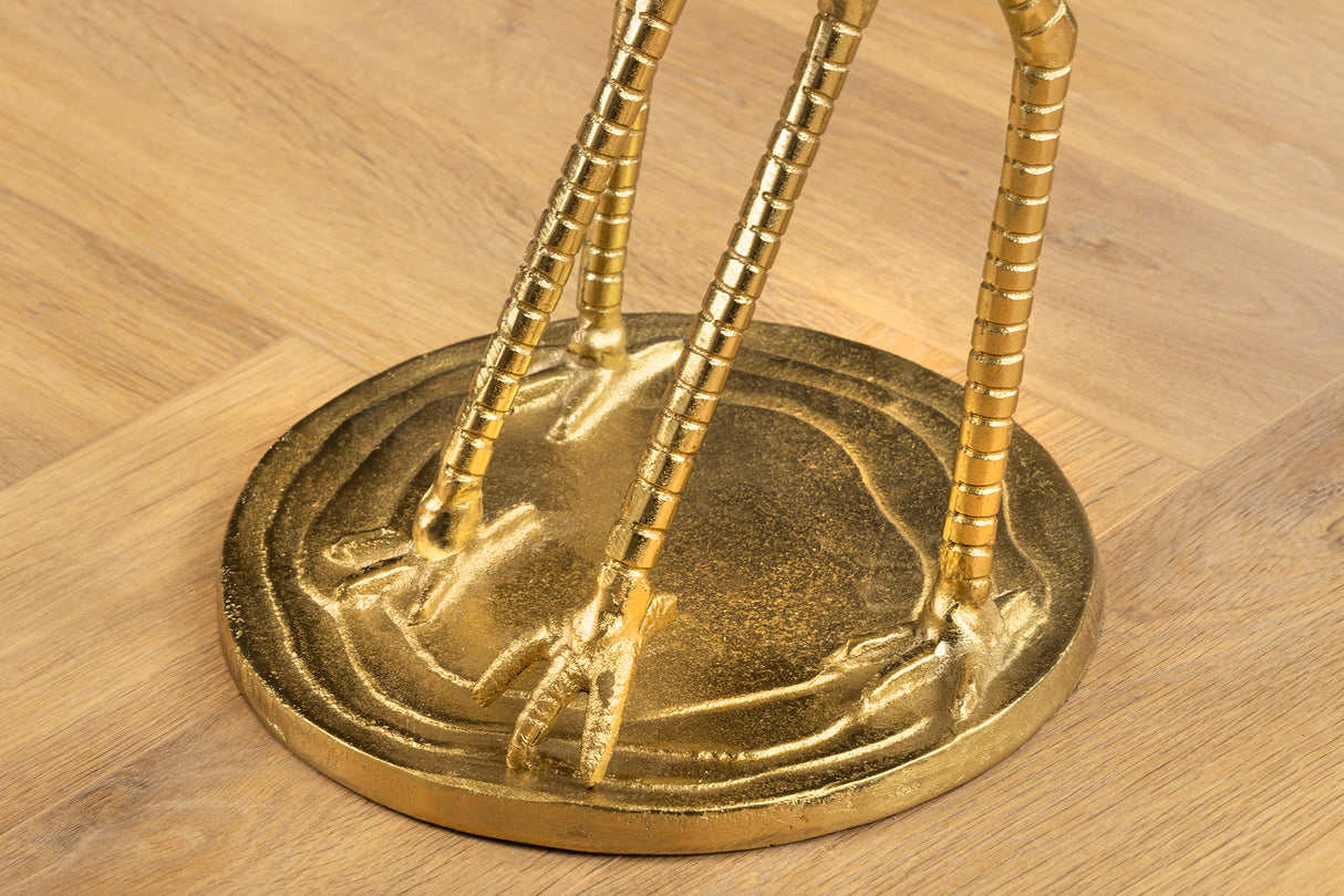 Beistelltisch WILDLIFE CRANE 55cm gold