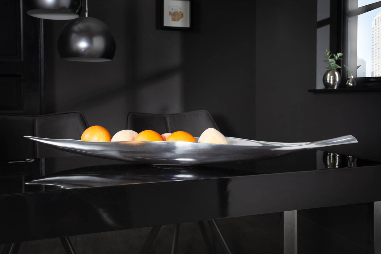 Bowl SILVER LEAF 80cm silver