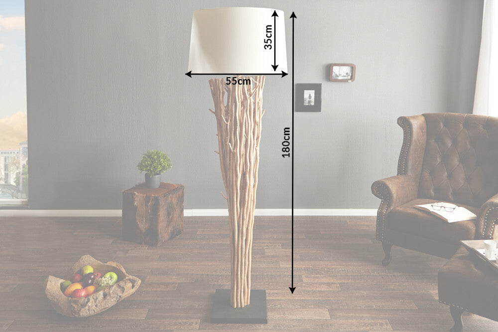 Stehlampe EUPHORIA 180cm Treibholz