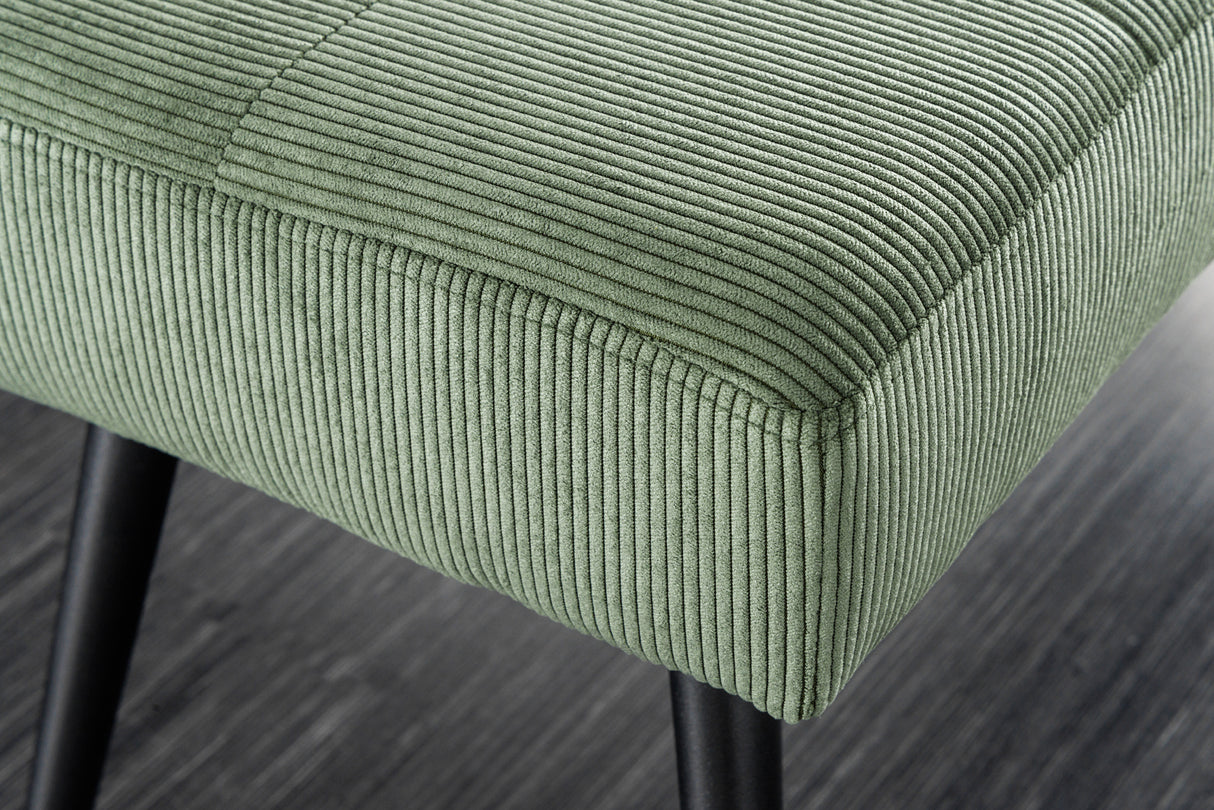 Bank BOUTIQUE 100cm Kordel grün