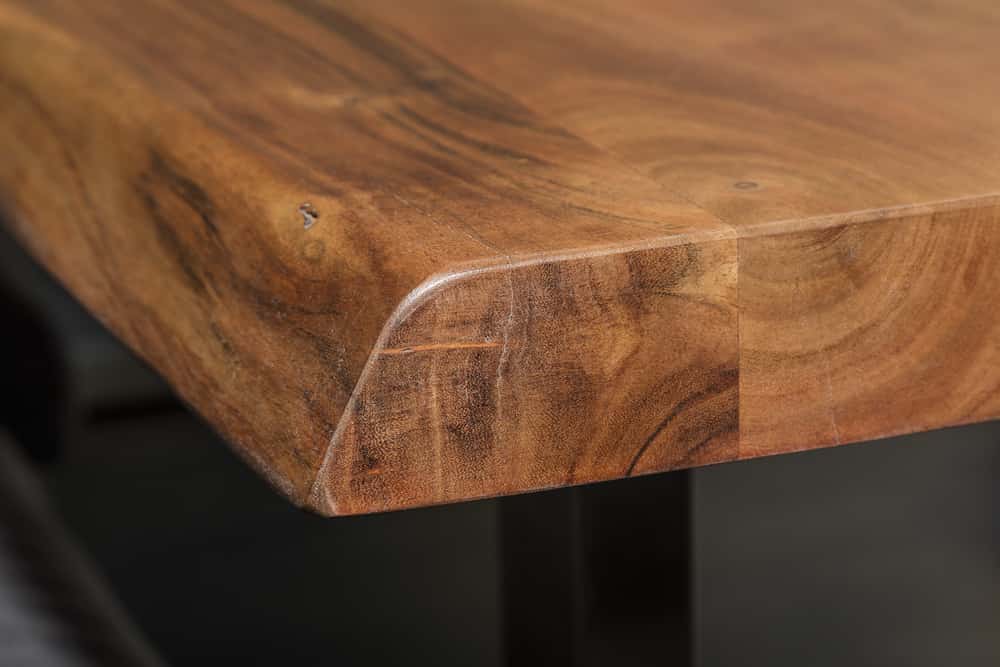Dining table MAMMUT 200cm 60mm acacia wood top honey finish