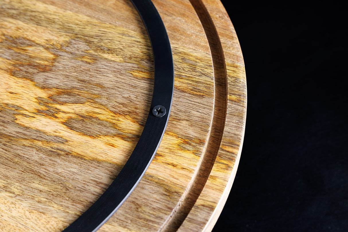 Schüssel PURE NATURE mit Deckel 40cm Mangoholz