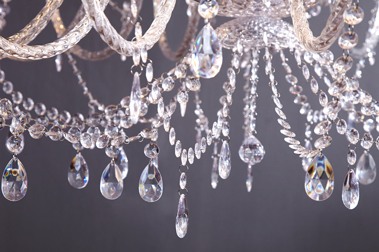 Kronleuchter DIAMONDS 30-armig klar