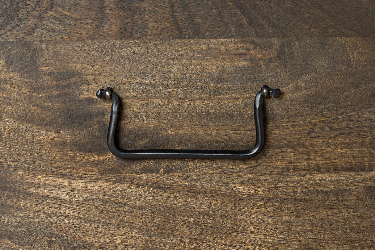 Bench locker FACTORY LOFT 115cm mango wood taupe brown