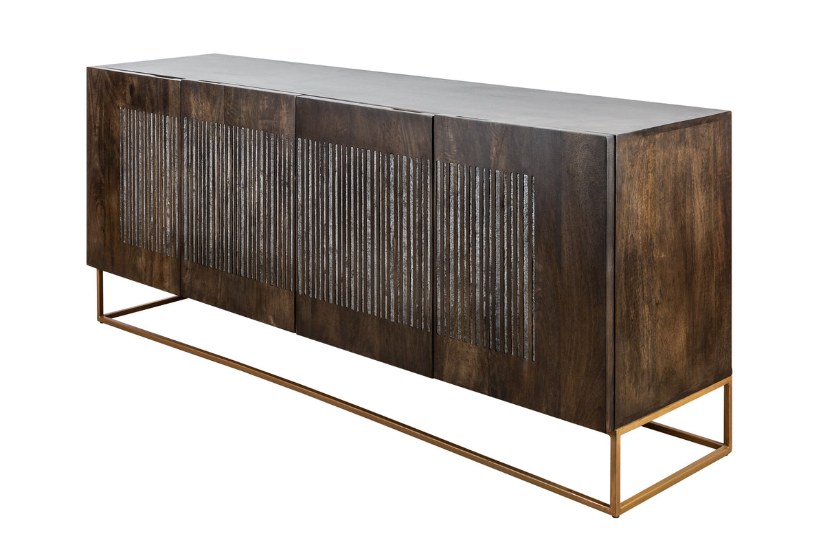 Sideboard ONYX 180cm Achatbesatz Mangoholz