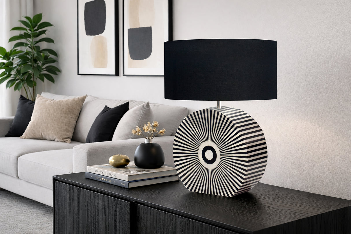 Bone Inlay Table lamp HARMONY NATURE 65cm