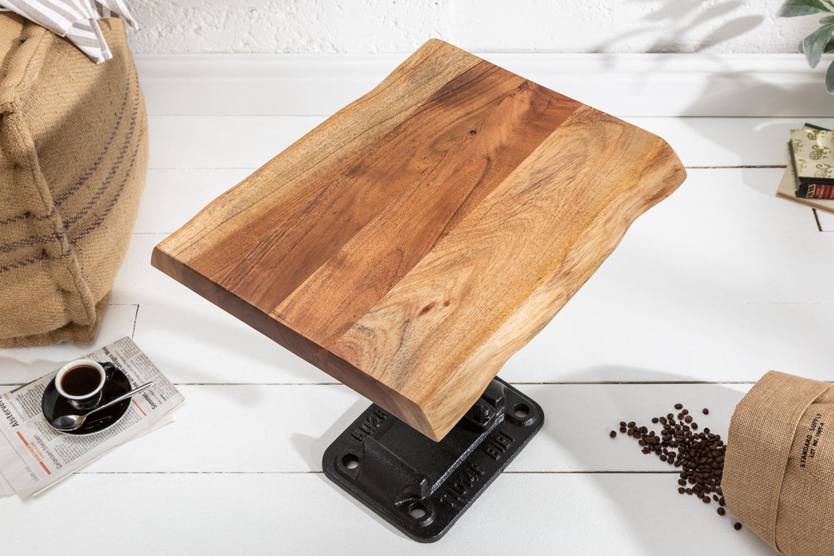 Beistelltisch FACTORY 45cm Akazie massiv 35mm Holz