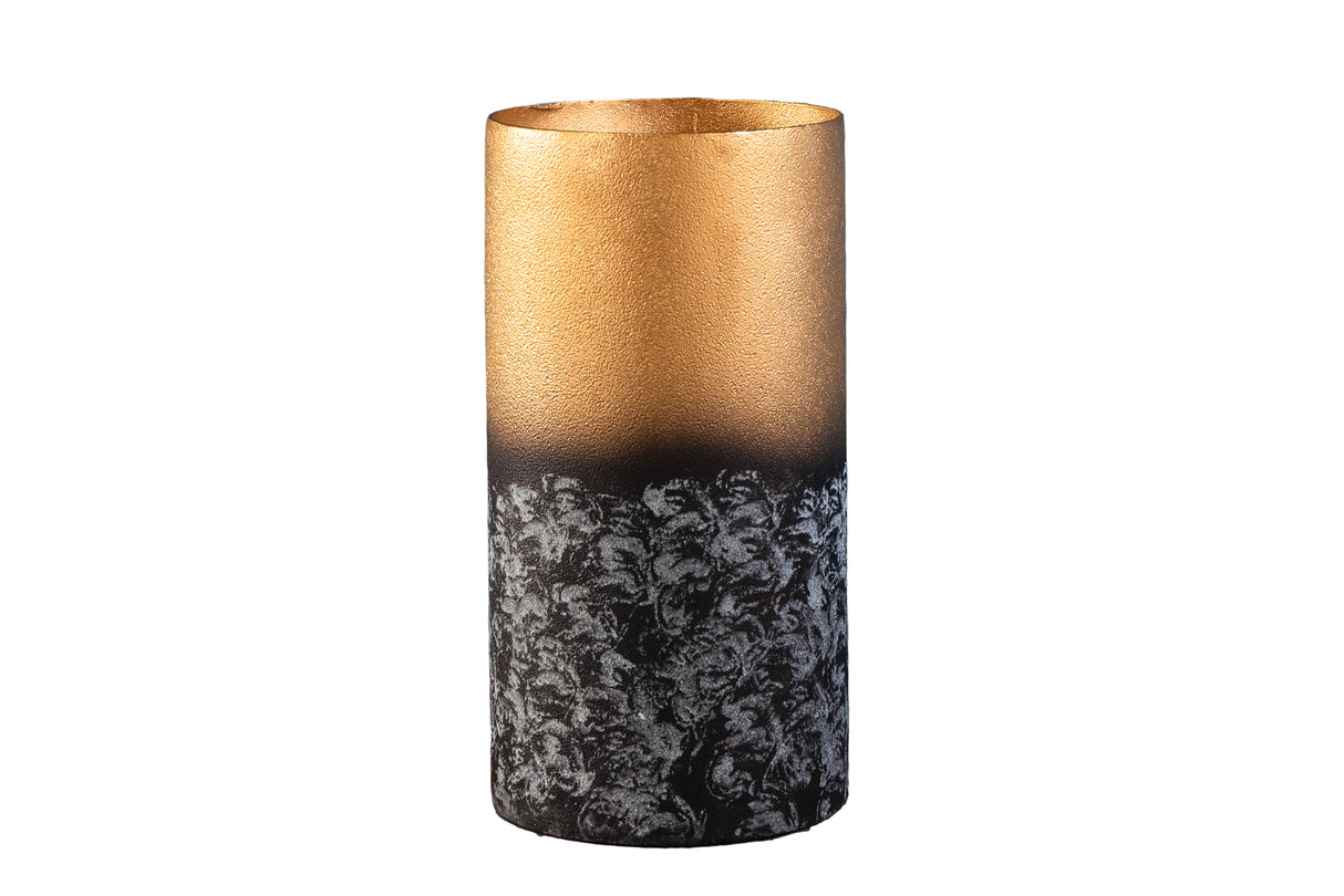 Dekovase ABSTRACT 30cm Goldpatina