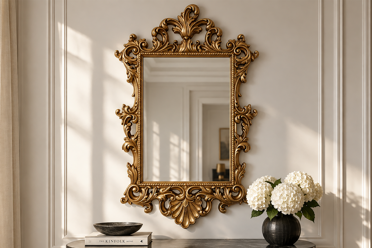 Wall mirror OPULENT 125cm gold