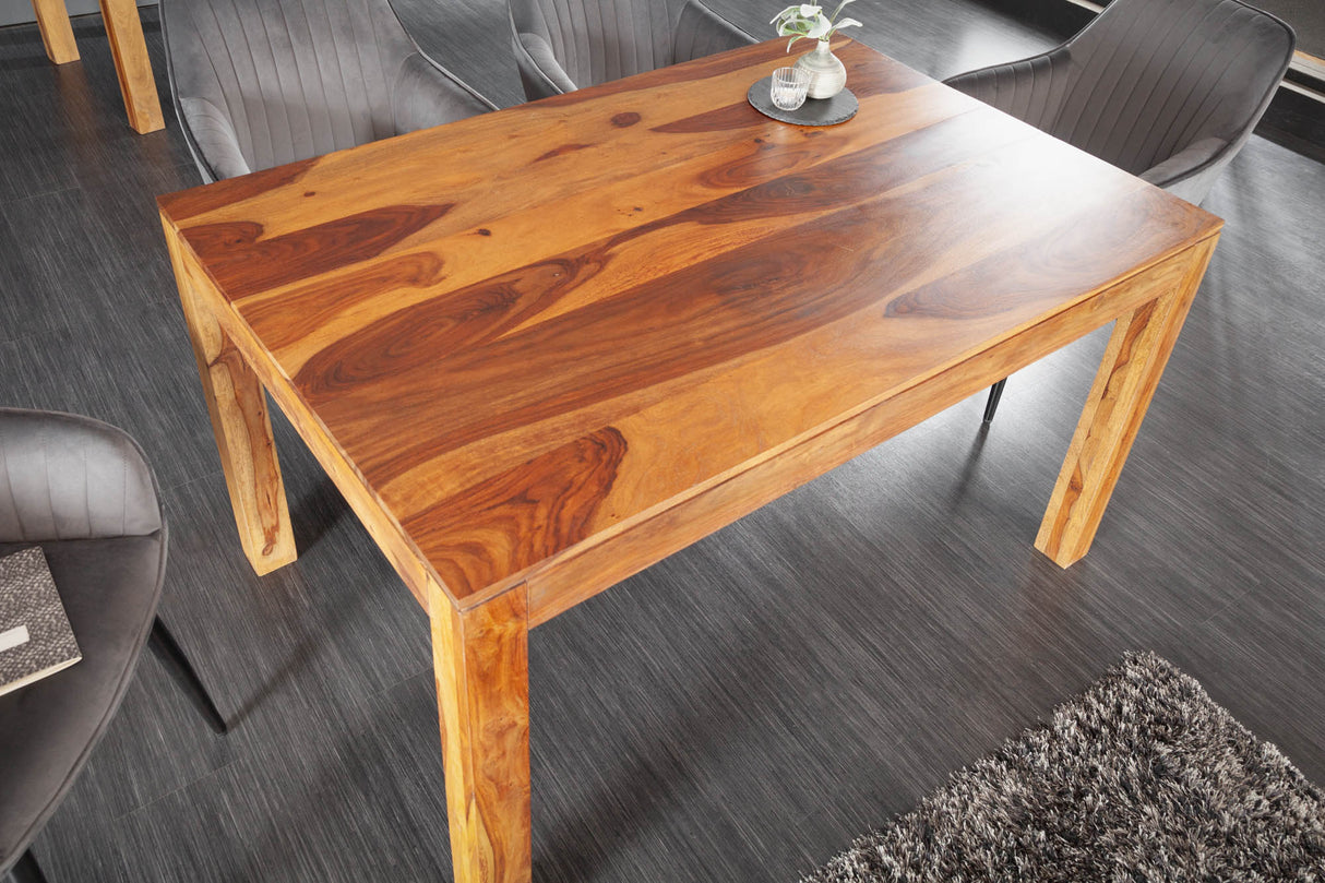 Dining table LAGOS 120cm sheesham wood natural