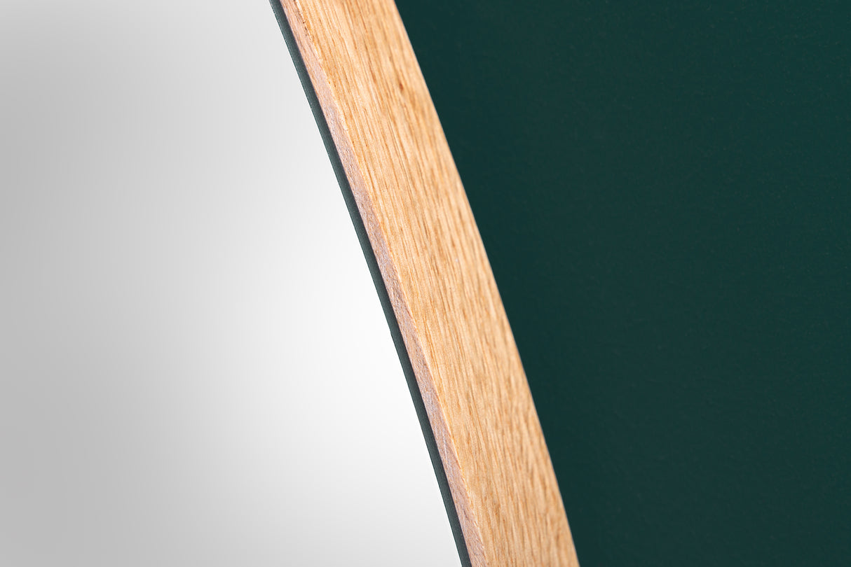Wall mirror NOEMI 70cm asymmetric oak natural