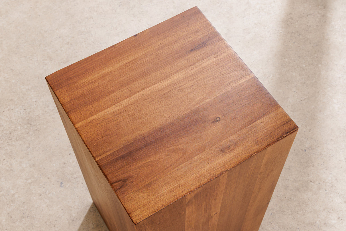 Decoration pillar COLUMNA 50cm acacia natural brown