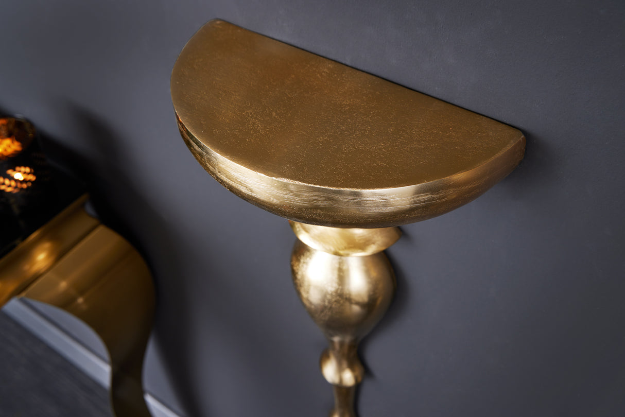 Wall console shelf BAROCK SCALA 60cm gold