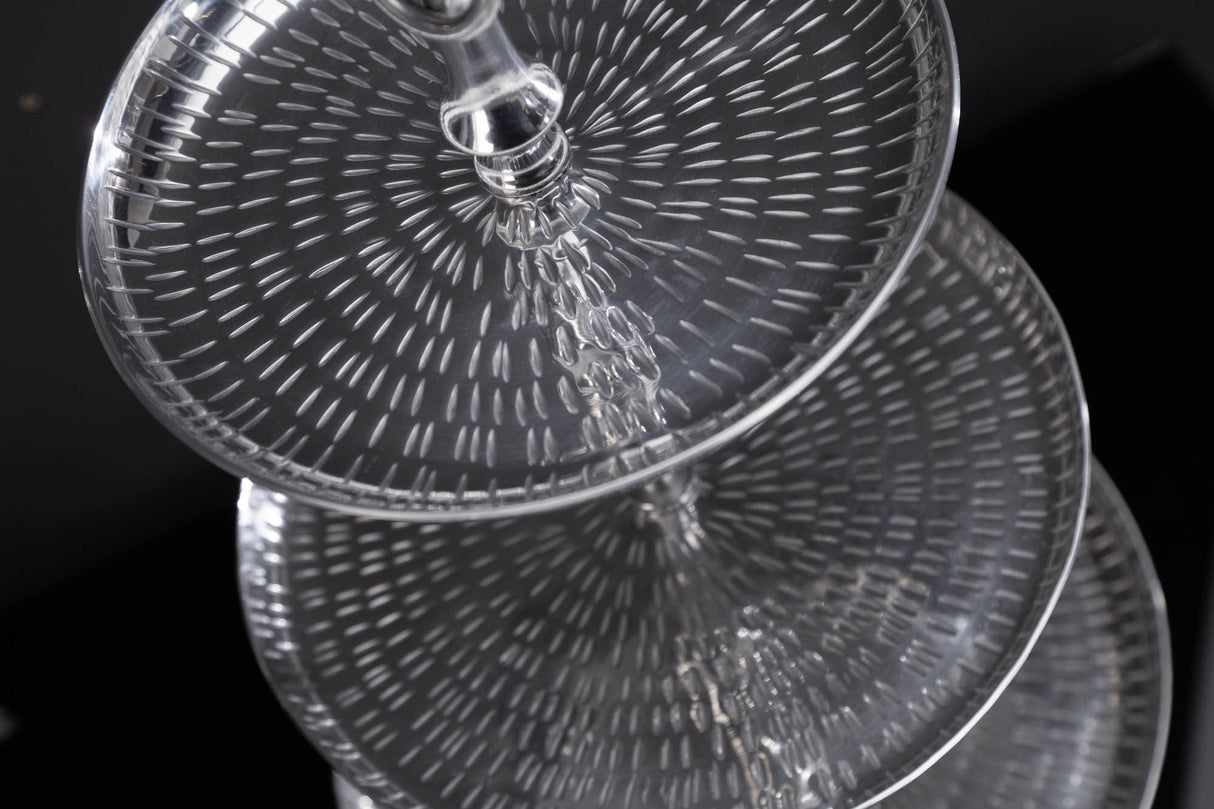 Etagere ORIENT 50cm 3 trays silver