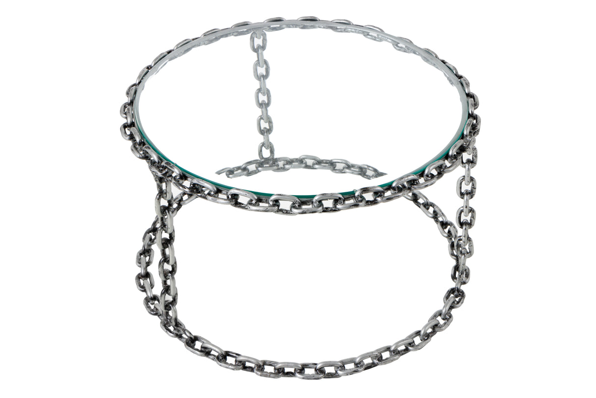 Couchtisch CHAIN 65cm mit Glasplatte