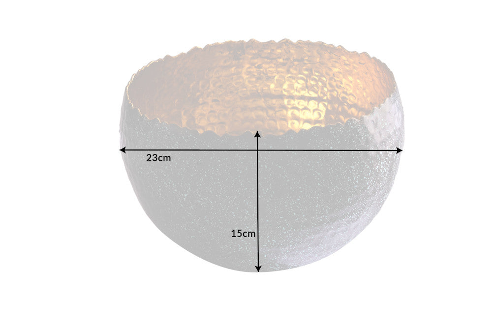 Bowl ORIENT 24cm silver with patina