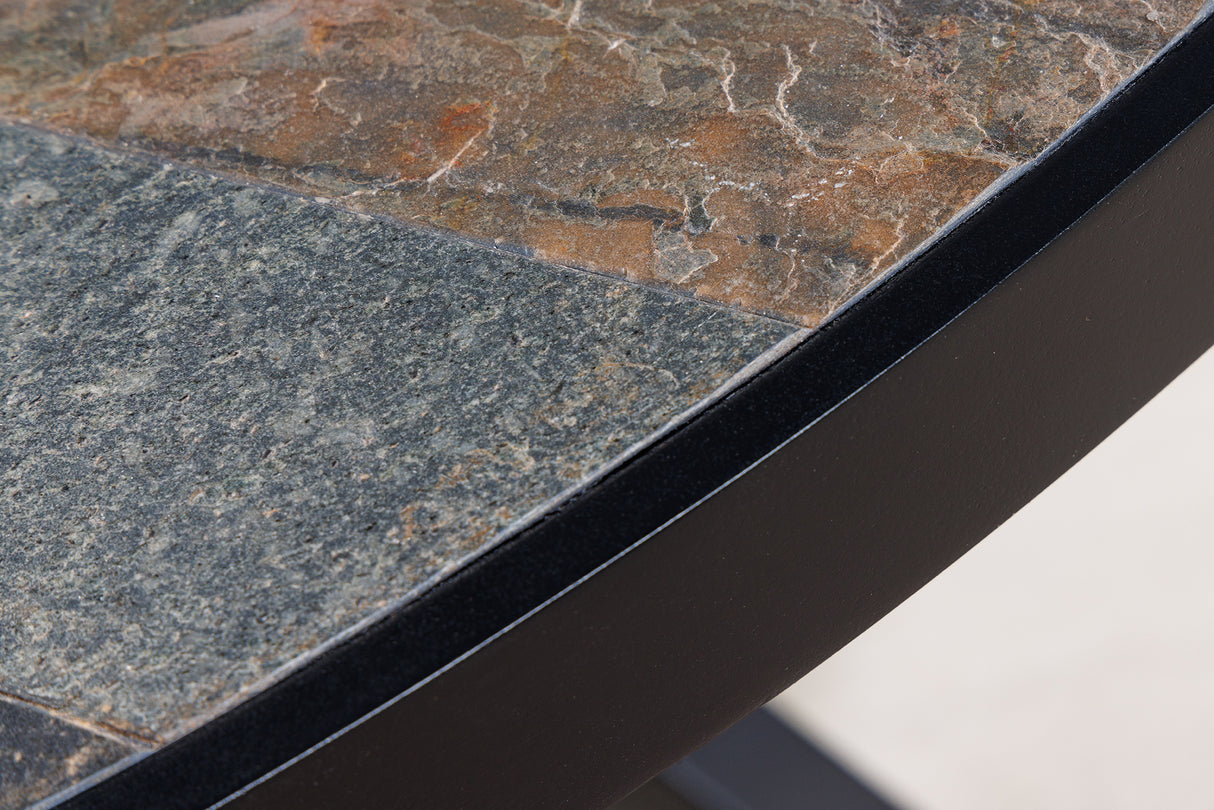 Esstisch MOUNTAIN SOUL Ø 140cm rund natur mehrfarbig Steinoptik