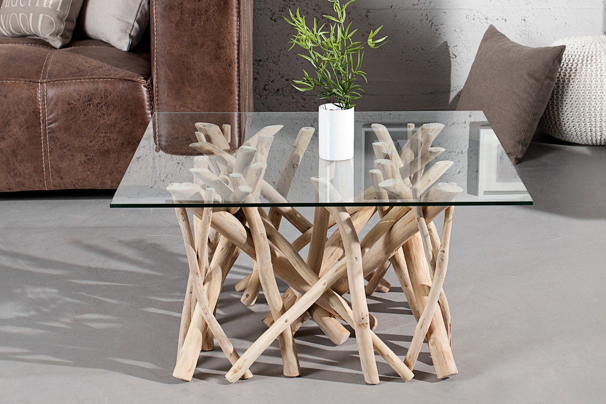 Coffee table DRIFTWOOD 60cm rack w/o glass plate
