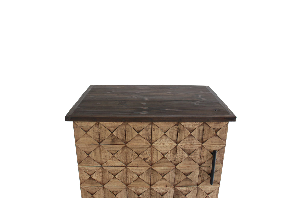Barschrank BODEGA 90cm Kiefer Natur