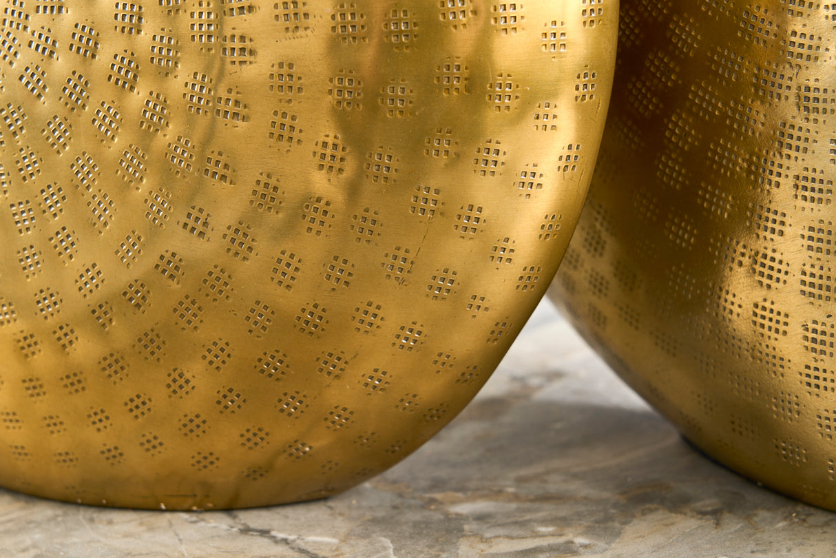 Vase ORIENTAL 30-40cm set of 2 gold
