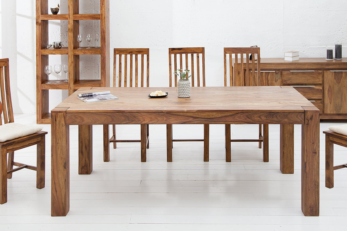 Esstisch MAKASSAR 160cm Sheesham-Holz